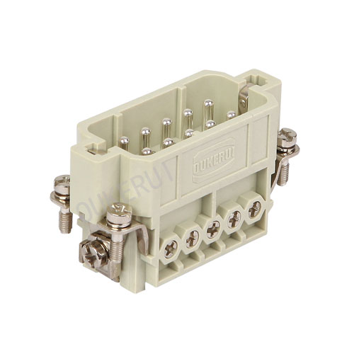 10 Pin 16A 250V Heavy Duty Connector Hane-insats