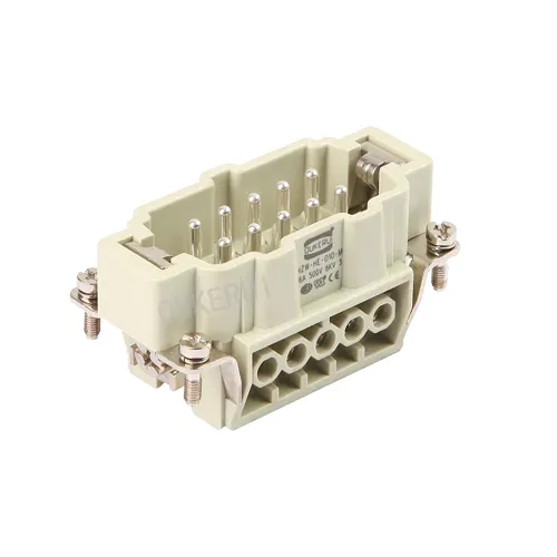 10 Pin 16A 500V Heavy Duty Connector Hane-insats