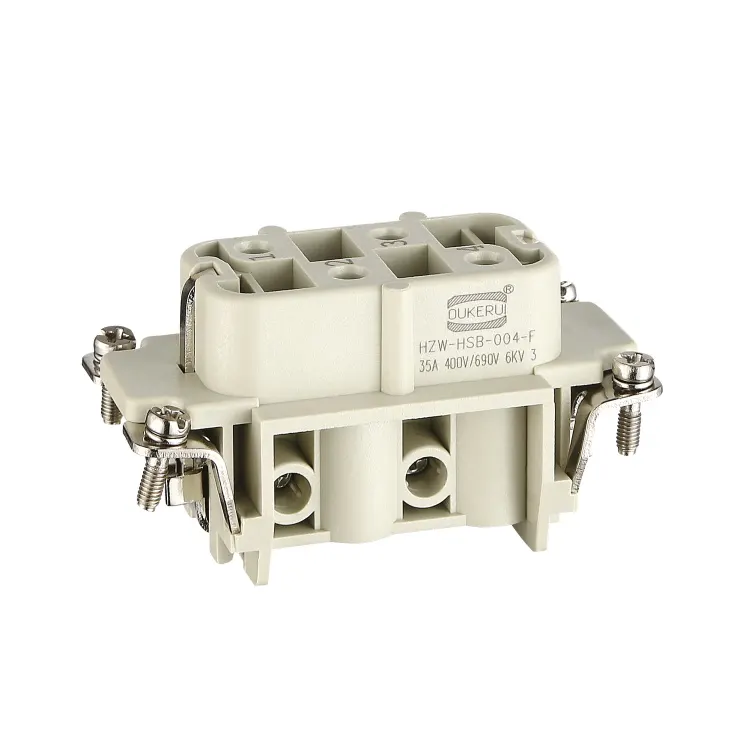 4 Pin 40A Heavy Duty Connector Hane-insats