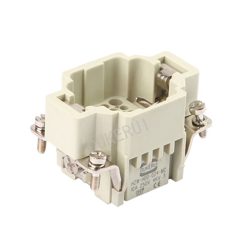 DD 24 250V 10A Heavy Duty Connector Hane-insats