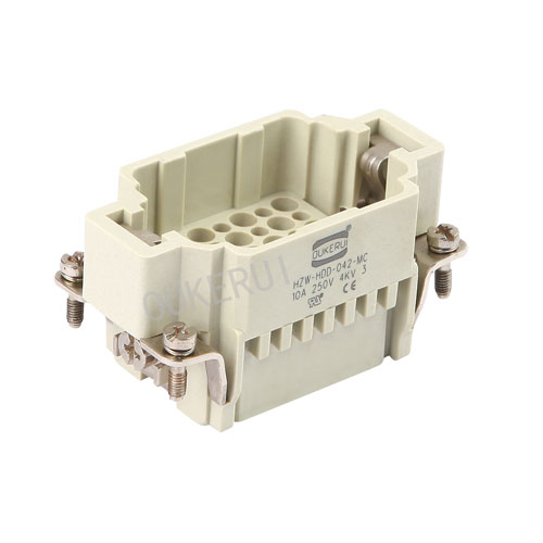 DD 42 250V 10A Heavy Duty Connector Hane-insats